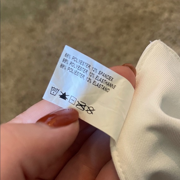 Nike Dri-Fit White Tie Headband/ Sweat band - Picture 2 of 4